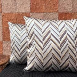 Two Tone Jacquard Cushions